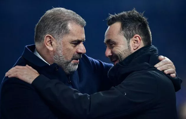 postecoglou de zerbi spurs brighton image