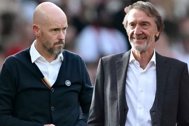 Erik ten Hag Sir Jim Ratcliffe Man United