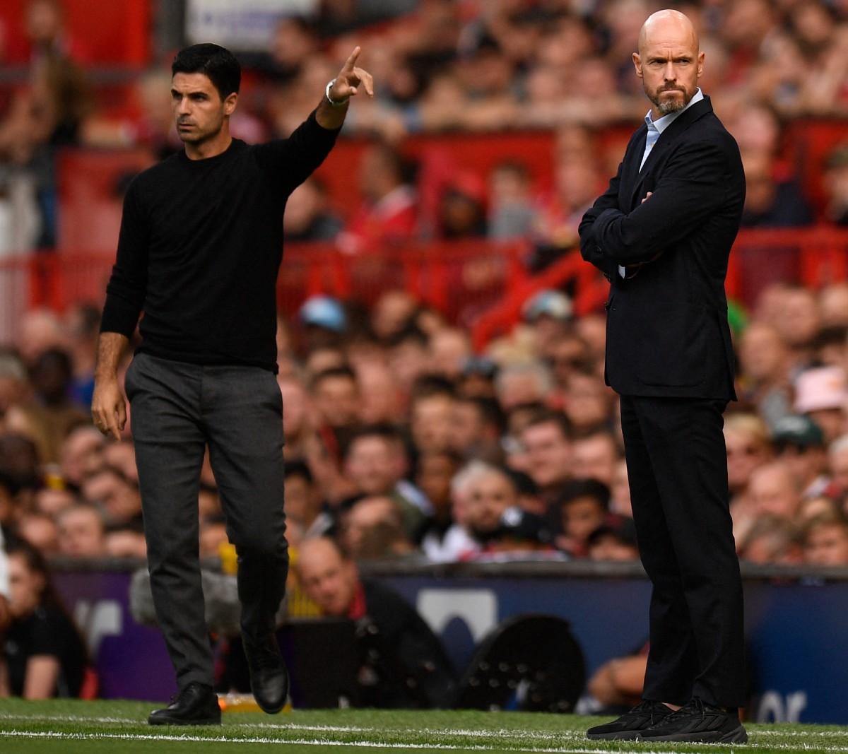 man united arsenal mikel arteta erik ten hag