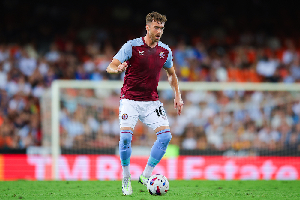Calum Chambers in action for Aston Villa. Calum Chambers in action for Aston Villa.