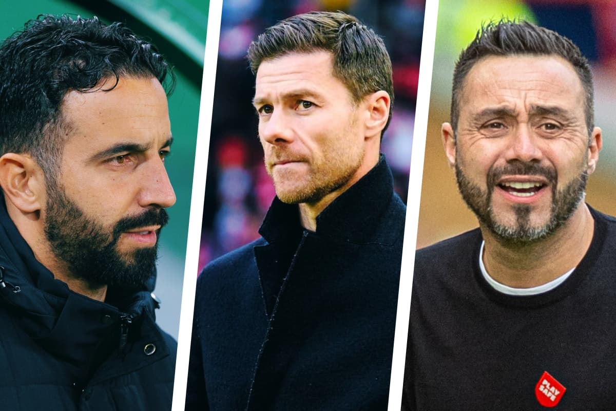 Ruben Amorim Xabi Alonso Roberto De Zerbi Premier League Liverpool Anfield