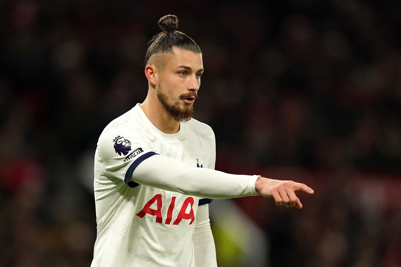 Tottenham's Radu Dragusin is not happy