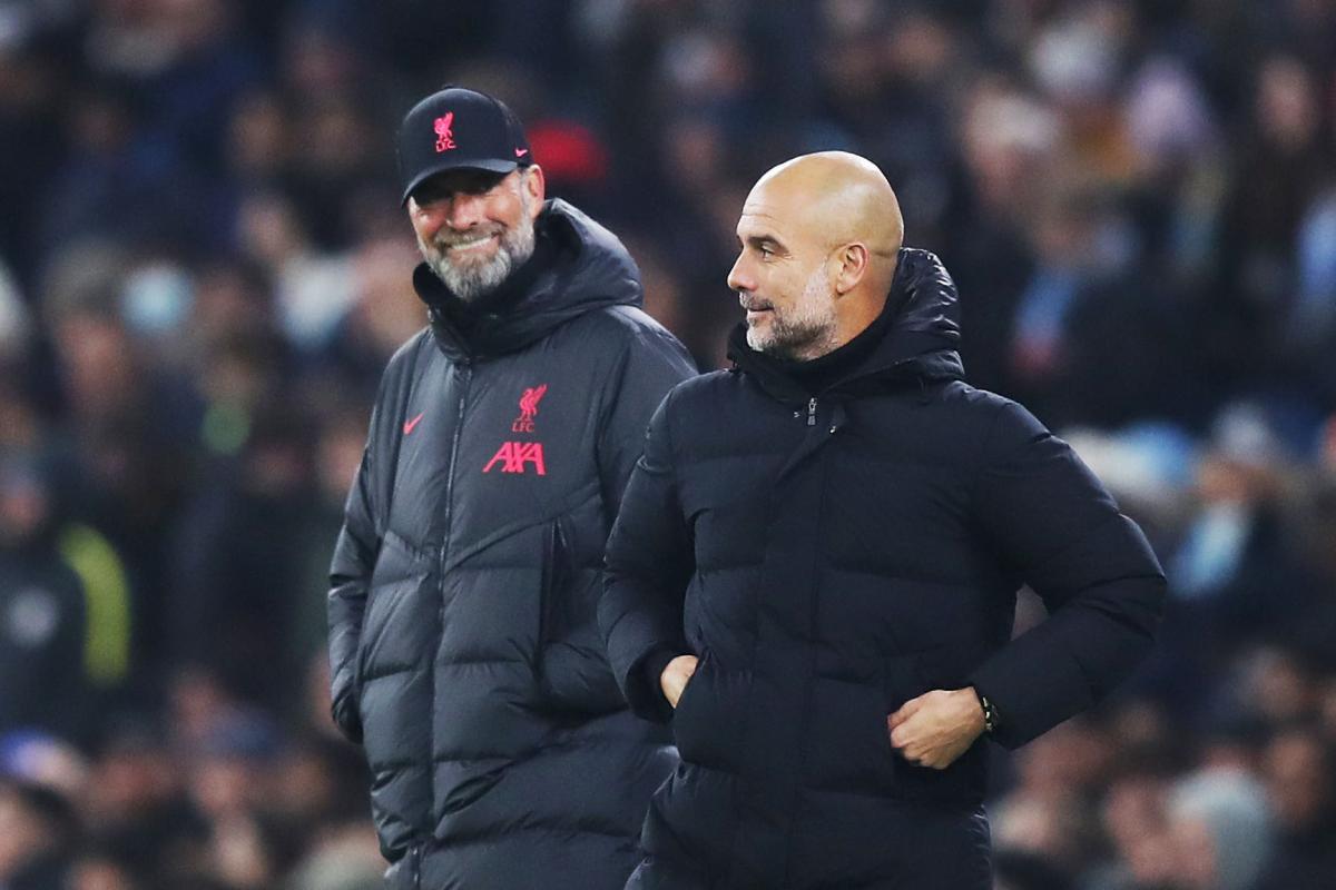 Klopp Guardiola Premier League Liverpool Man City