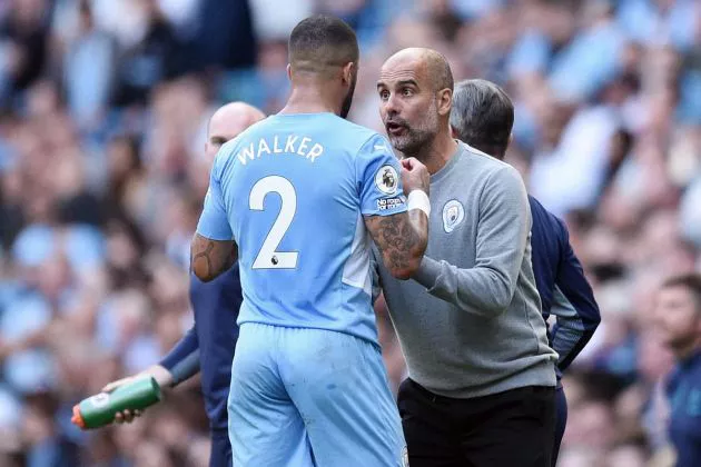 Kyle Walker Guardiola Man City