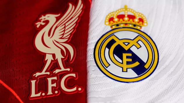 Liverpool Real Madrid badge