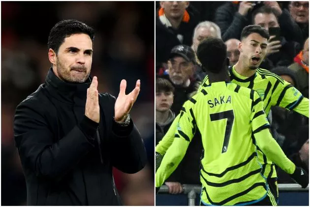 Mikel Arteta Arsenal Bukayo Saka Gabriel Martinelli