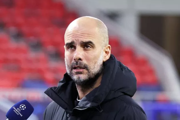 Pep Guardiola pictured in 2024