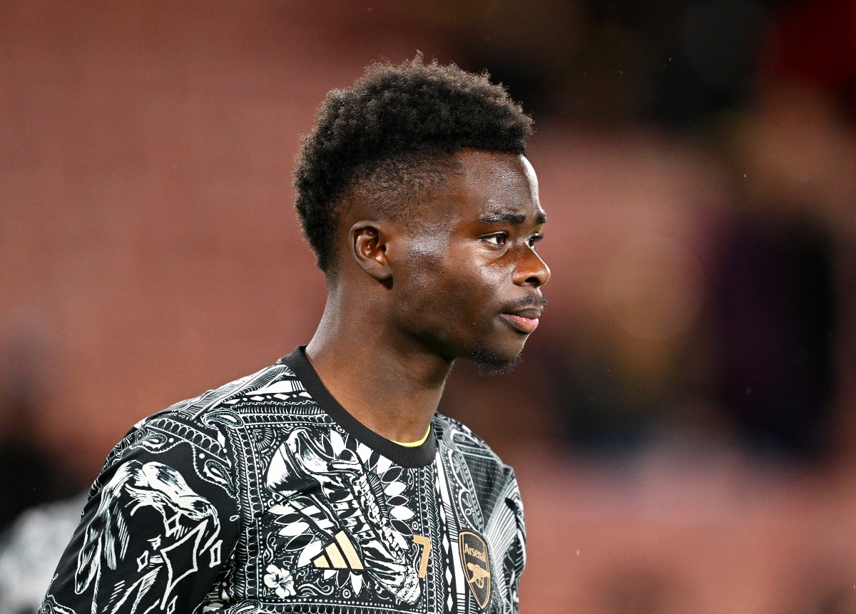 Bukayo Saka is one of Arsenal's injury concerns for Man City game 