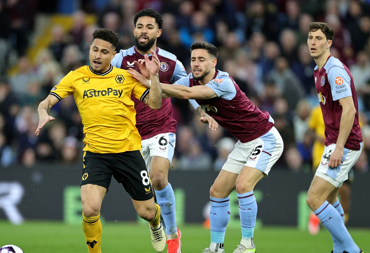 aston villa wolves joao gomes douglas luiz