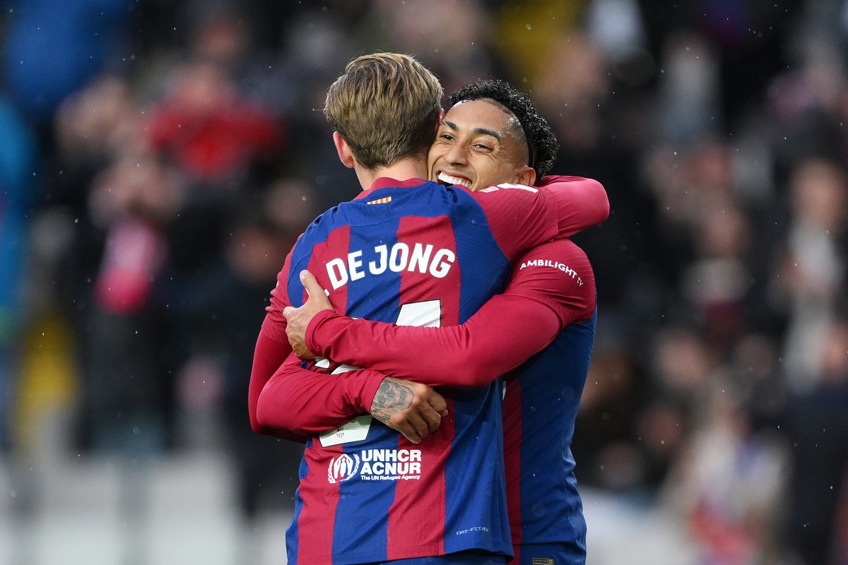 barcelona getafe de jong raphinha