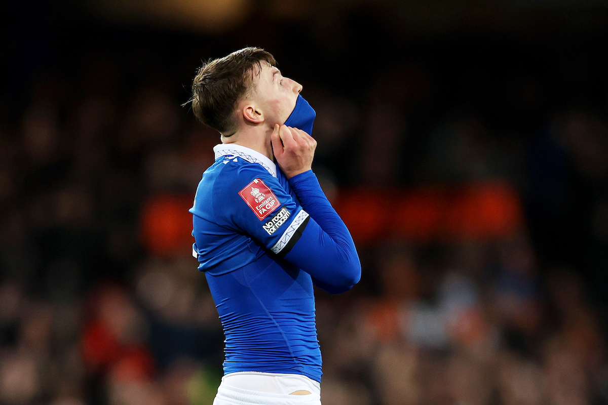 Nathan Patterson was on the receiving of a badly executed joke from Everton manager Sean Dyche