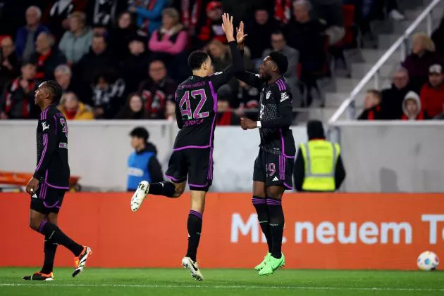 freiburg vs bayern davies musiala 2024