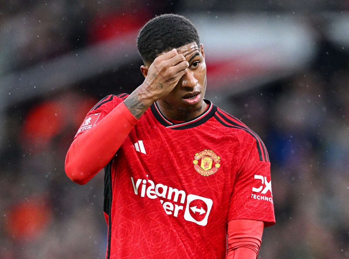 Marcus Rashford has endured a difficult season at Man United
