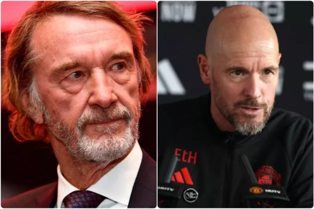 Sir Jim Ratcliffe Erik ten Hag Man United Premier League