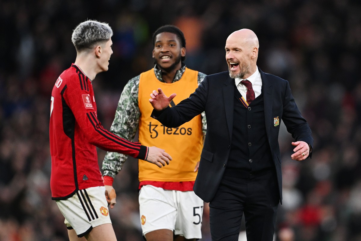 united 4-3 liverpool ten hag celebrations
