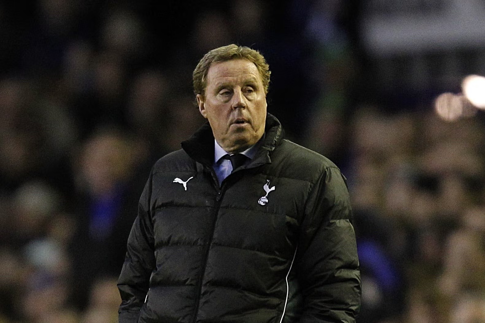 Harry Rednapp as Tottenham manager.
