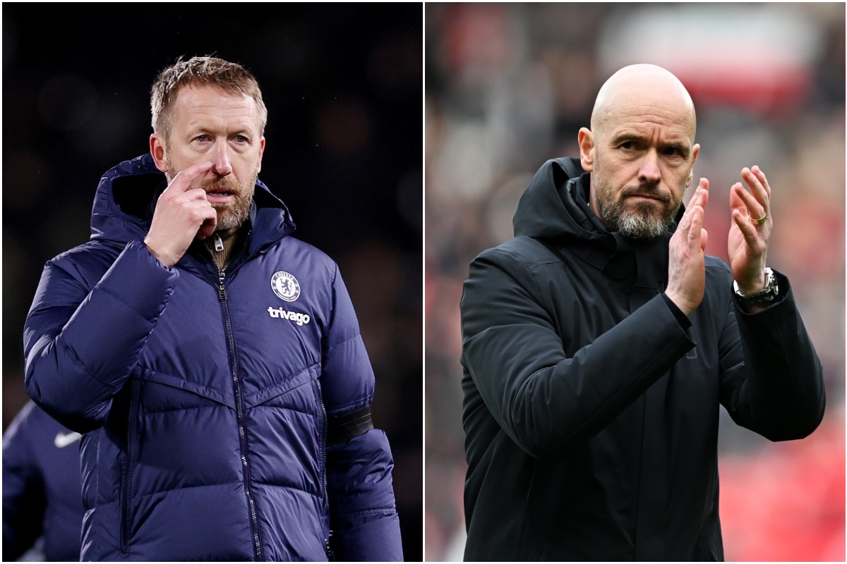 Graham Potter Erik ten Hag managers