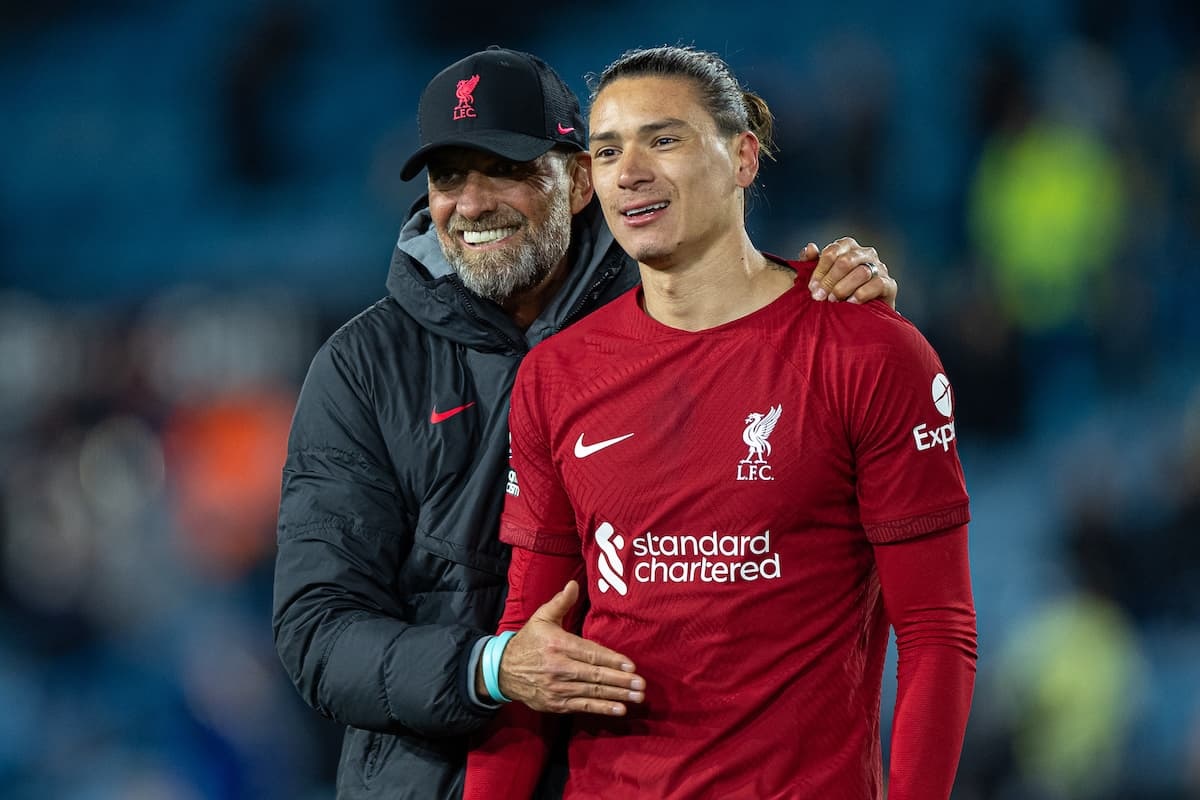 Jurgen Klopp Darwin Nunez Liverpool Premier League