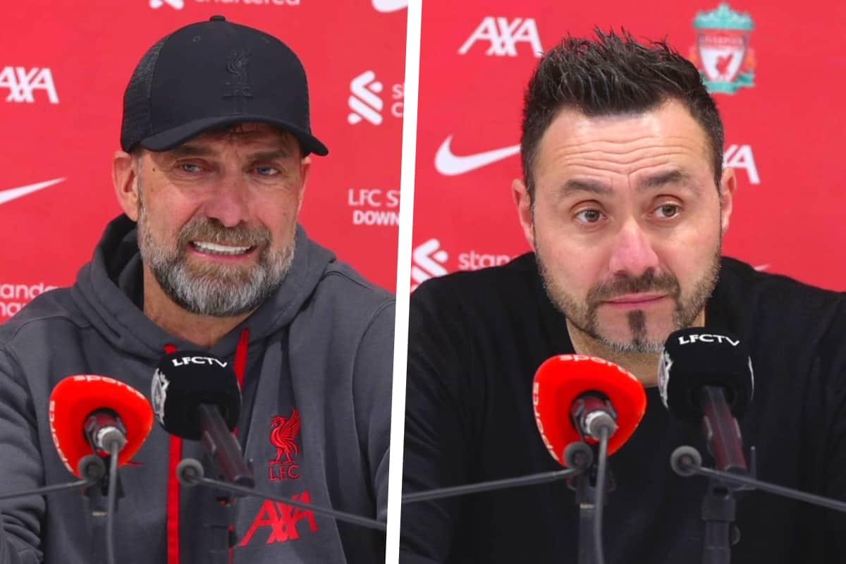 de zerbi brighton liverpool premier league