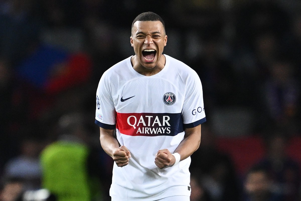 Kylian Mbappe Barca 1-4 PSG