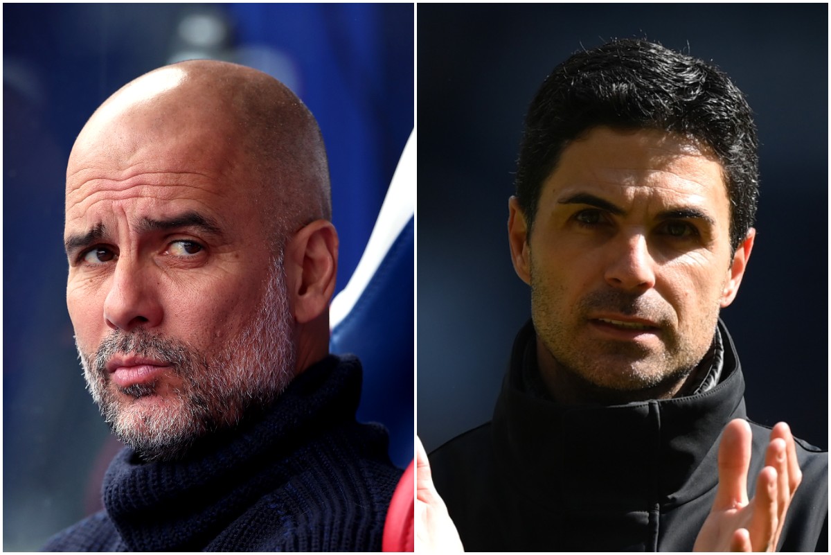 Pep Guardiola Man City Arsenal FC Mikel Arteta