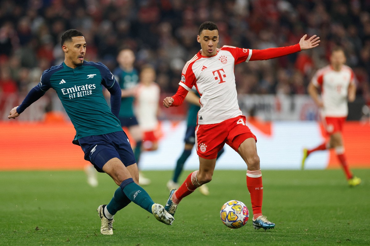 Saliba vs Musiala