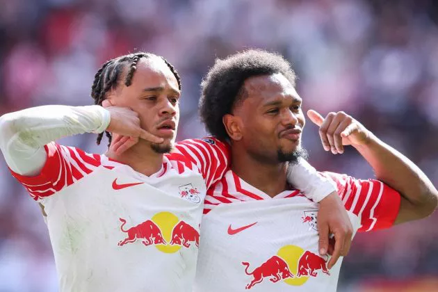 Xavi Simons celebration