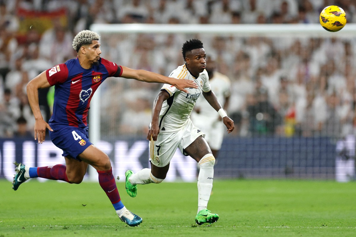 araujo vs vinicius el clasico