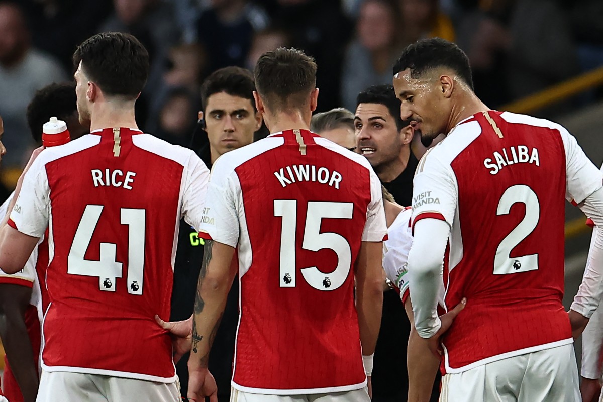 arsenal arteta rice kiwior saliba