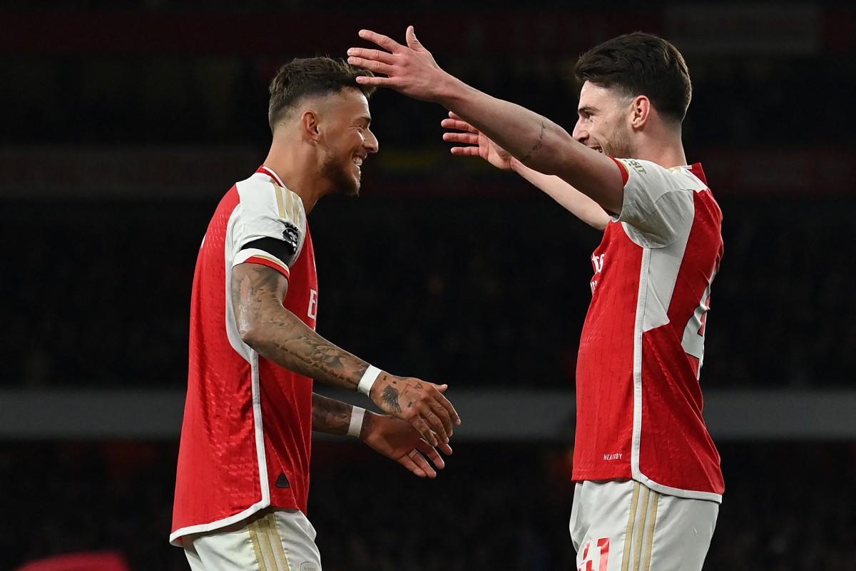 arsenal chelsea ben white declan rice