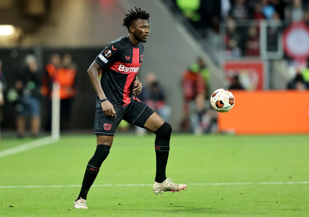 bayer leverkusen defender edmond tapsoba bayer leverkusen defender edmond tapsoba