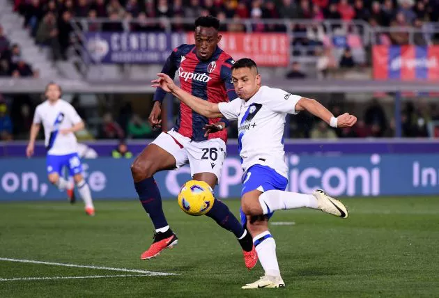 bologna inter Jhon Lucumi Alexis Sanchez