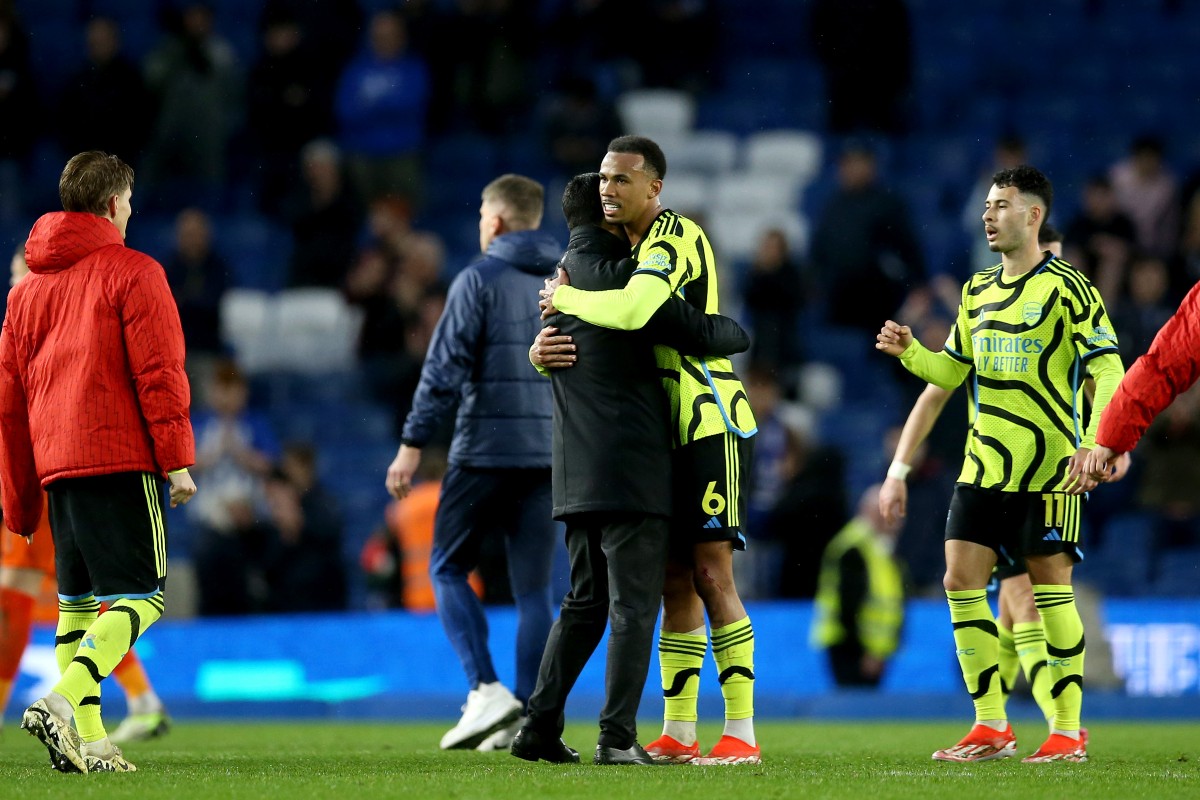 brighton 0-3 arsenal arteta gabriel
