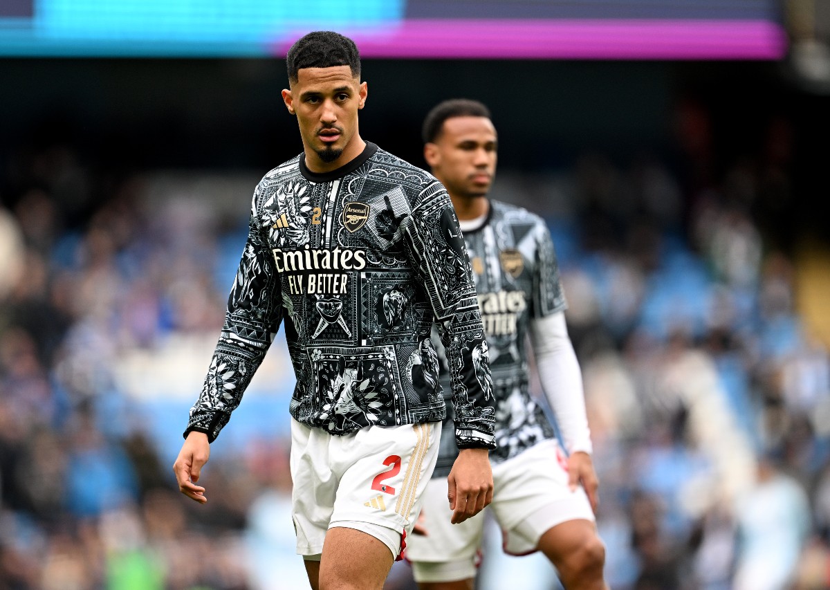 city vs arsenal saliba gabriel magalhaes