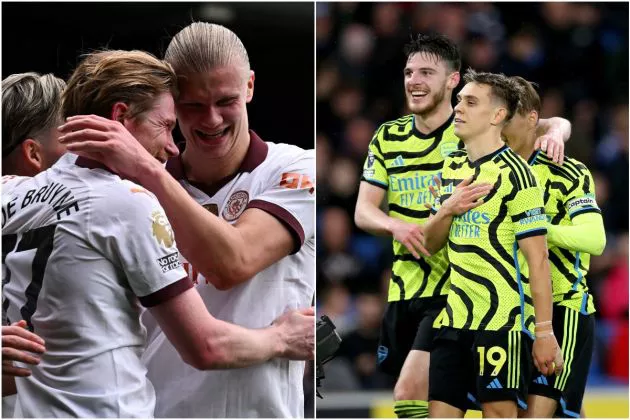 de bruyne haaland rice trossard