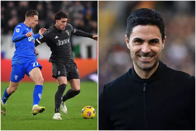 juventus striker vlahovic arsenal manager arteta
