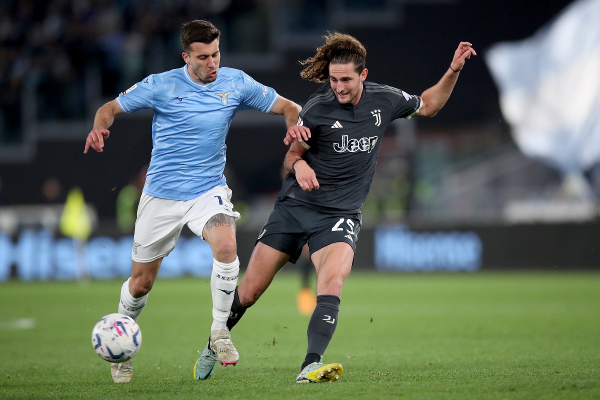 lazio juventus adrien rabiot 2024