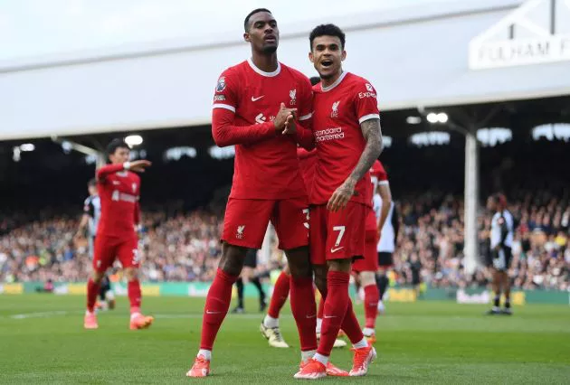 liverpool fulham gravenberch diaz