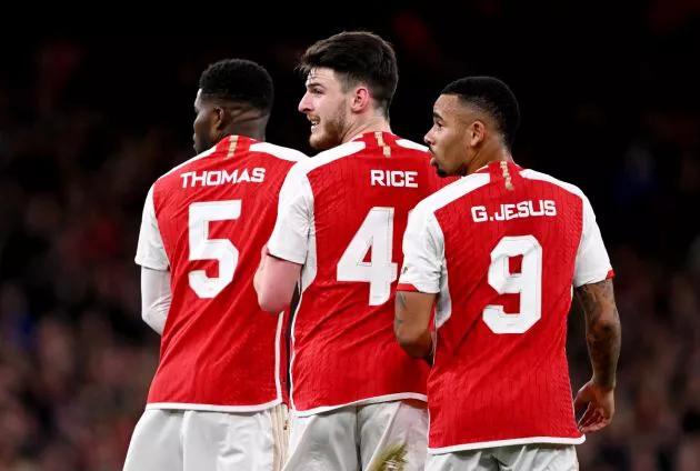 partey rice jesus arsenal