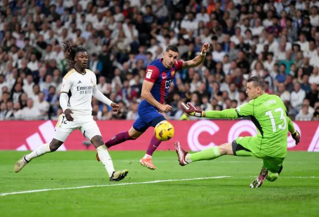 real madrid barcelona lunin