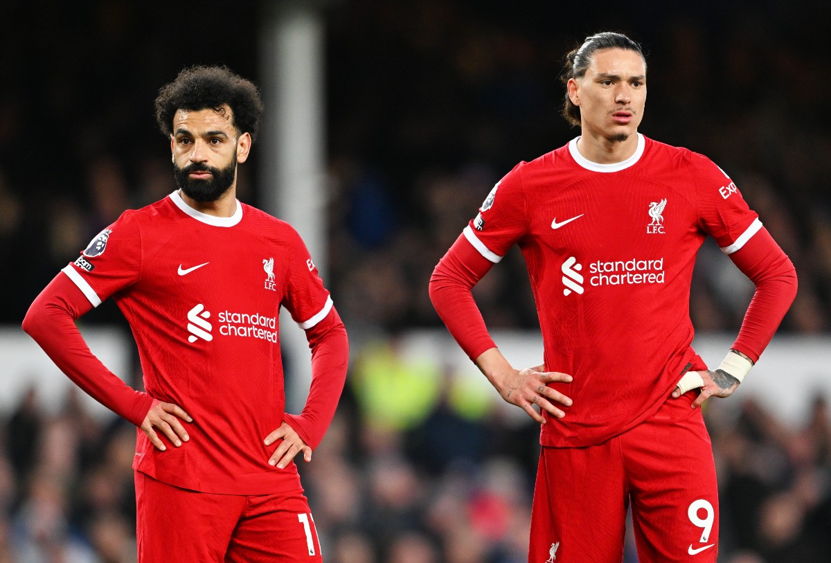 salah and nunez everton v liverpool