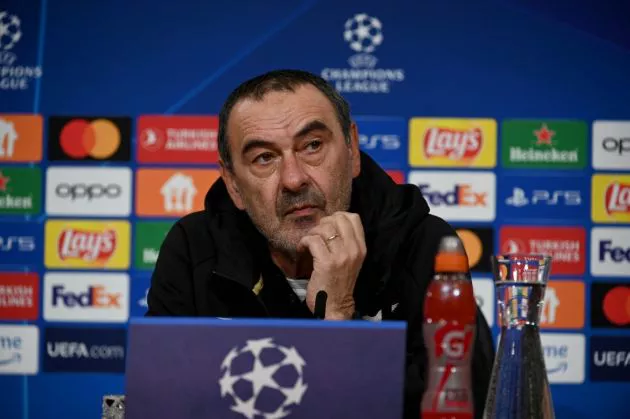 Maurizio Sarri Conferenza stampa Lazio pre gara Champions League Bayern Monaco v SS Lazio Allianz Arena di Monaco di Baviera. Monaco, 4 Marzo 2024 © Marco Rosi / Fotonotizia