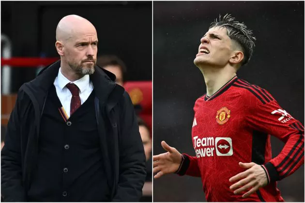 ten hag garnacho manchester united