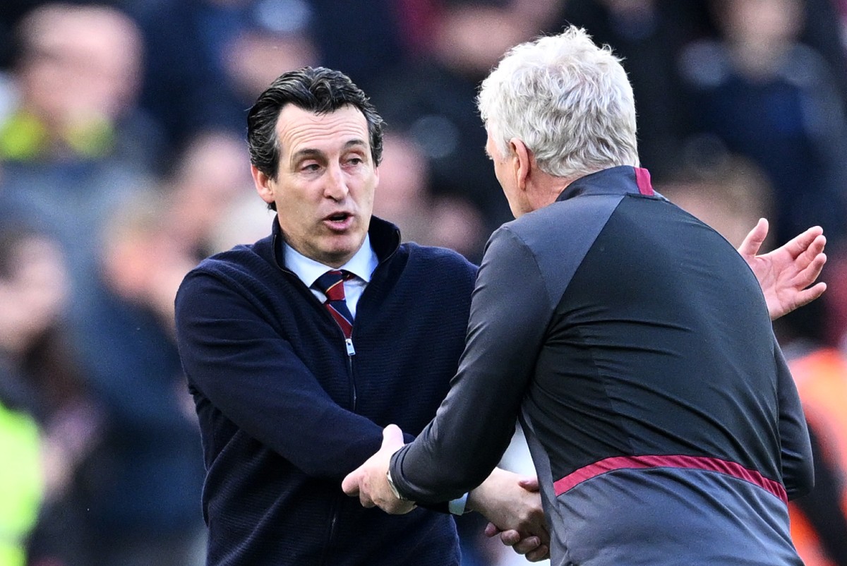 unai emery and david moyes premier league
