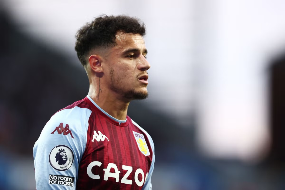 Philippe Coutinho Aston Villa Premier League 