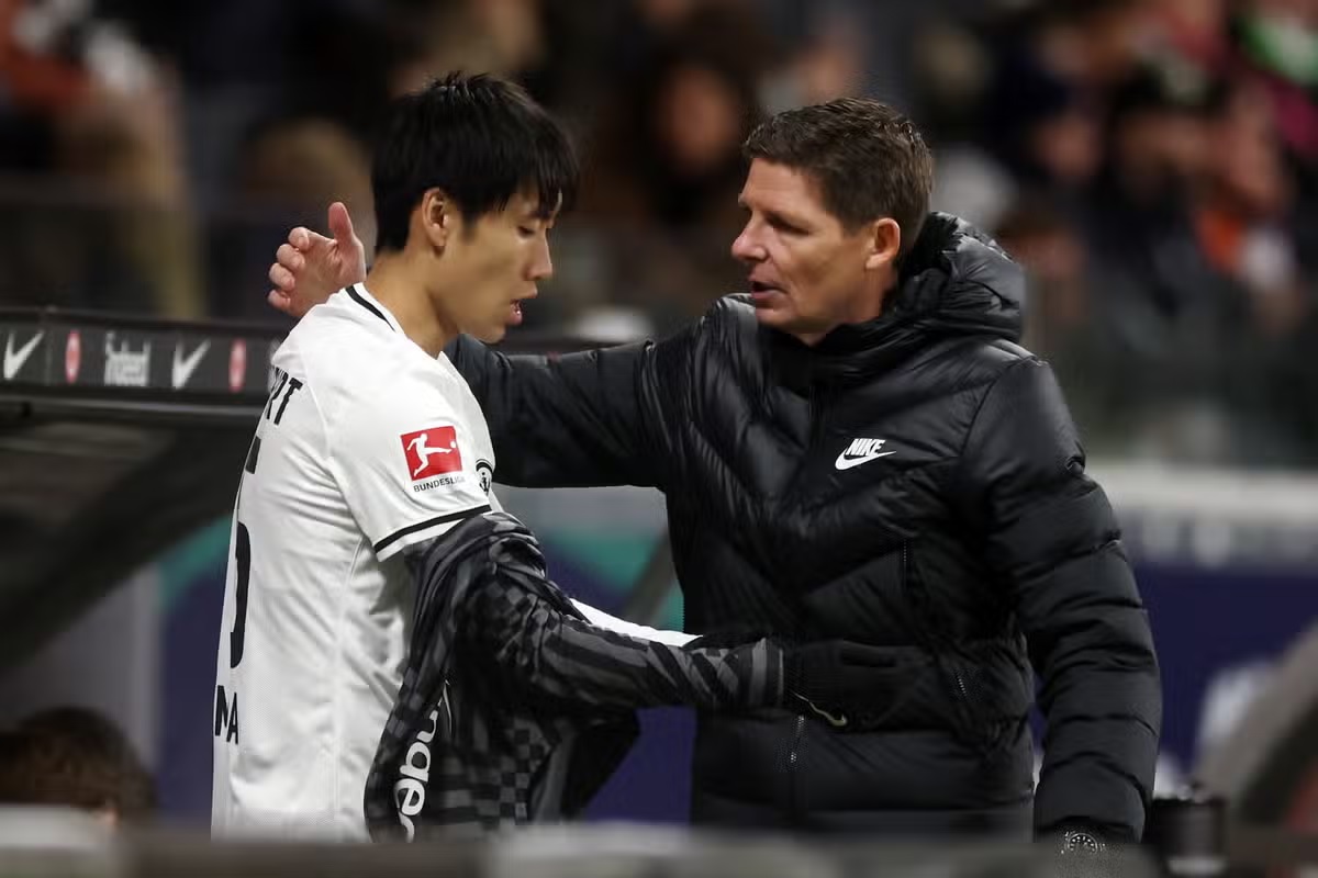 Daichi Kamada Oliver Glasner Crystal Palace Premier League Daichi Kamada Oliver Glasner Crystal Palace Premier League