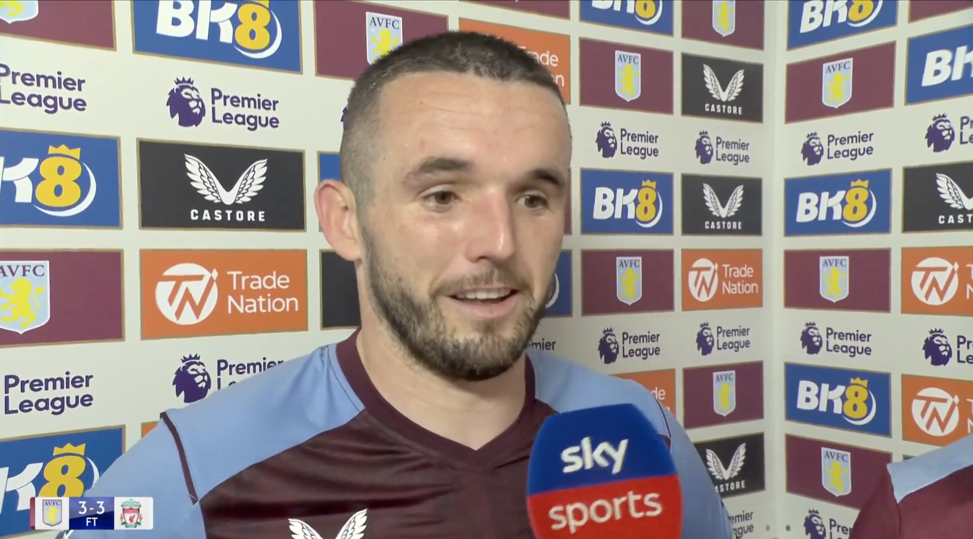 John McGinn post match interview.