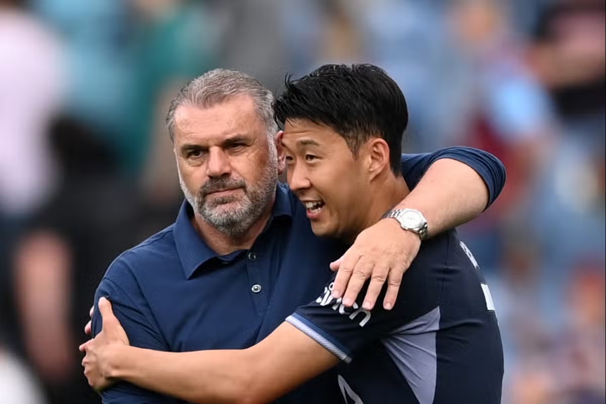 Son Heung-min Ange Postecoglou Tottenham