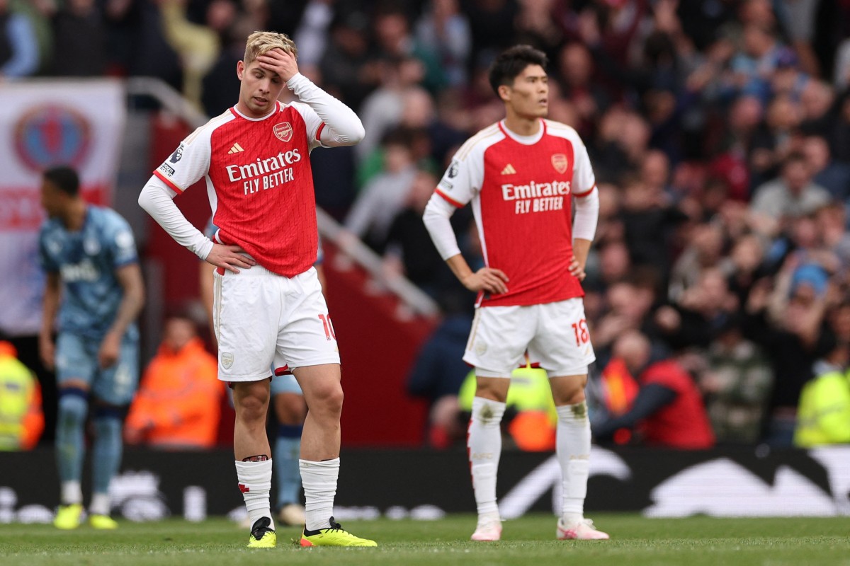 arsenal 0-2 villa smith rowe tomiyasu