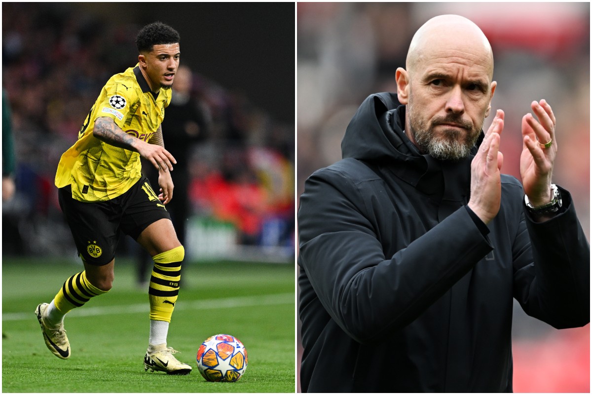 jadon sancho borussia dortmund erik ten hag man utd